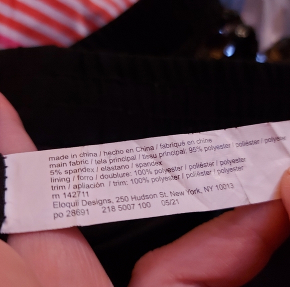 Eloquii Elenents Black Sequin Plus Size Joggers - Picture 10 of 10